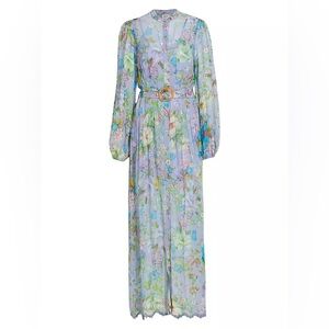 Hemant and Nandita Laya belted maxi dress purple XS - BRAND NEW NEVER WORN